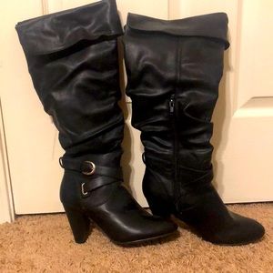 Black Heeled Boots